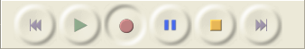 image of audacity program recording buttons